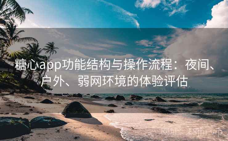 糖心app功能结构与操作流程：夜间、户外、弱网环境的体验评估