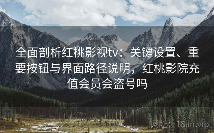 全面剖析红桃影视tv：关键设置、重要按钮与界面路径说明，红桃影院充值会员会盗号吗