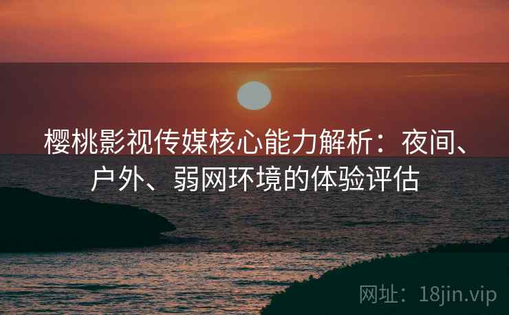樱桃影视传媒核心能力解析：夜间、户外、弱网环境的体验评估