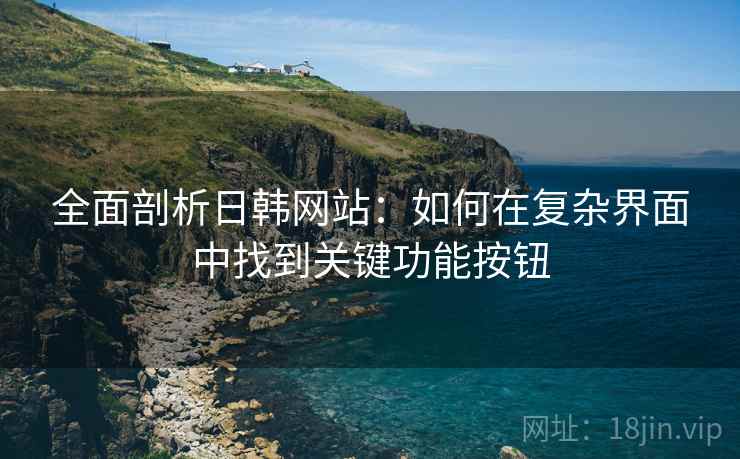 全面剖析日韩网站:如何在复杂界面中找到关键功能按钮 全面剖析日韩网站:如何在复杂界面中找到关键功能按钮